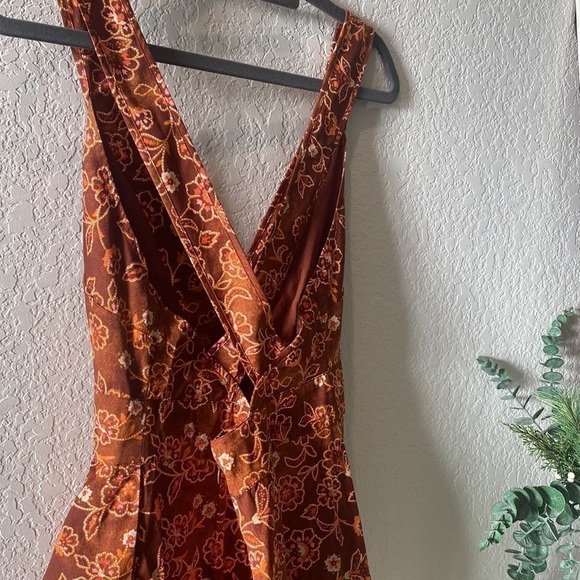 𝅺J.Crew Cross-back Ruffle-Hem Dress - Size 6 - Picture 10 of 14